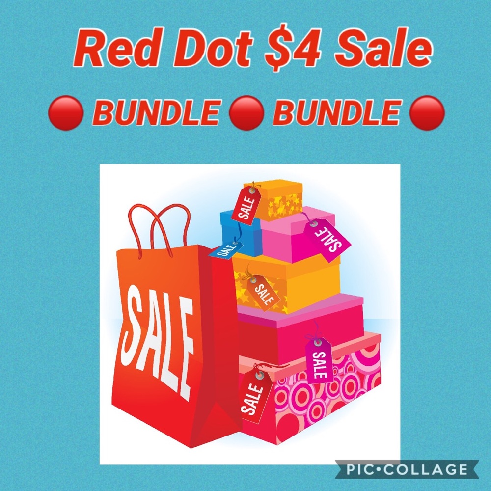 Clearing Out Sale!  Must bundle 🔴 Red Dot Items